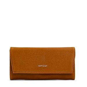 Matt & Nat Wallet Vera Vintage Brown Tan Chilli